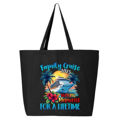 Family Cruise 2025 Vacation Trip Family Matching Cruise Ship Gift 25L Jumbo Tote