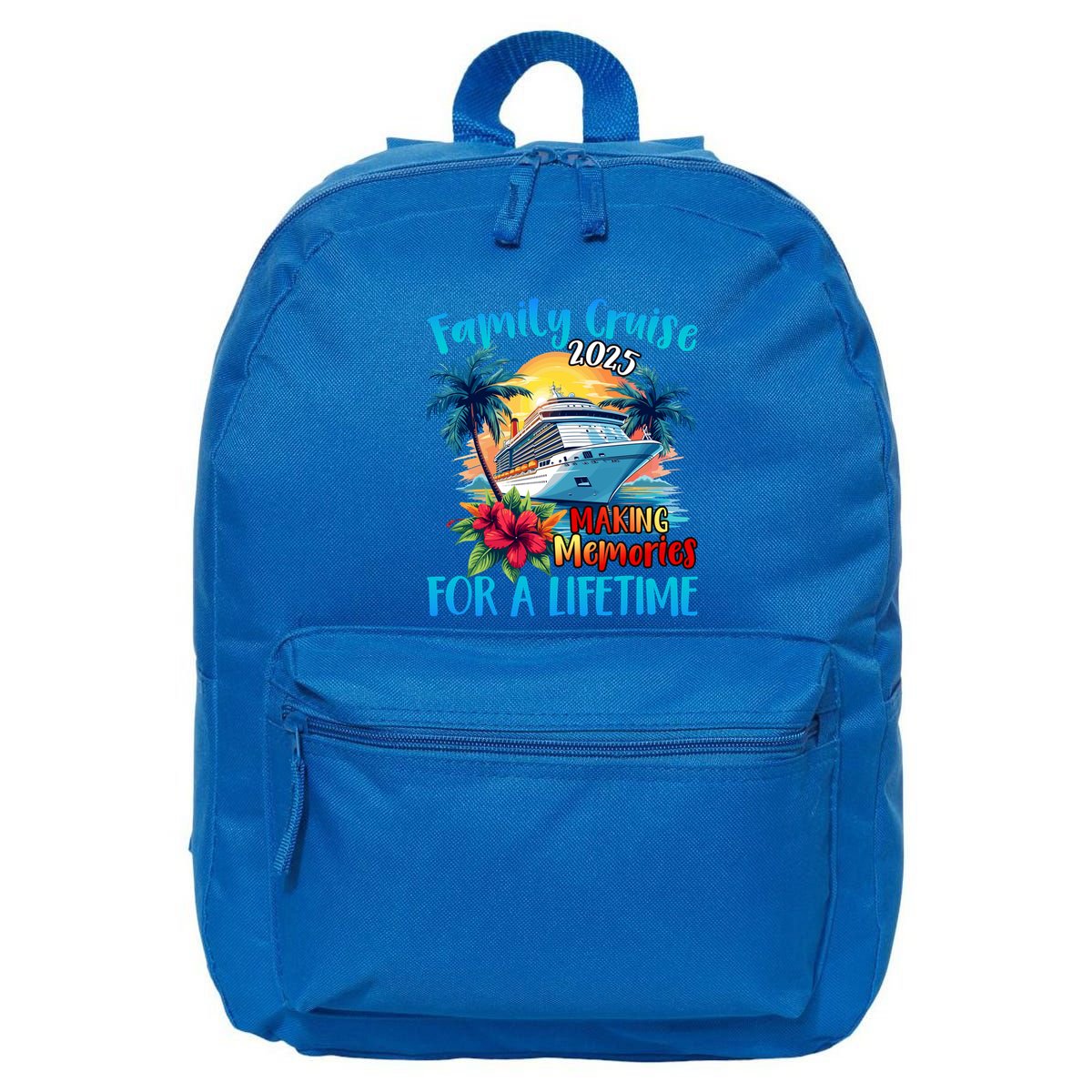Family Cruise 2025 Vacation Trip Family Matching Cruise Ship Gift 16 in Basic Backpack