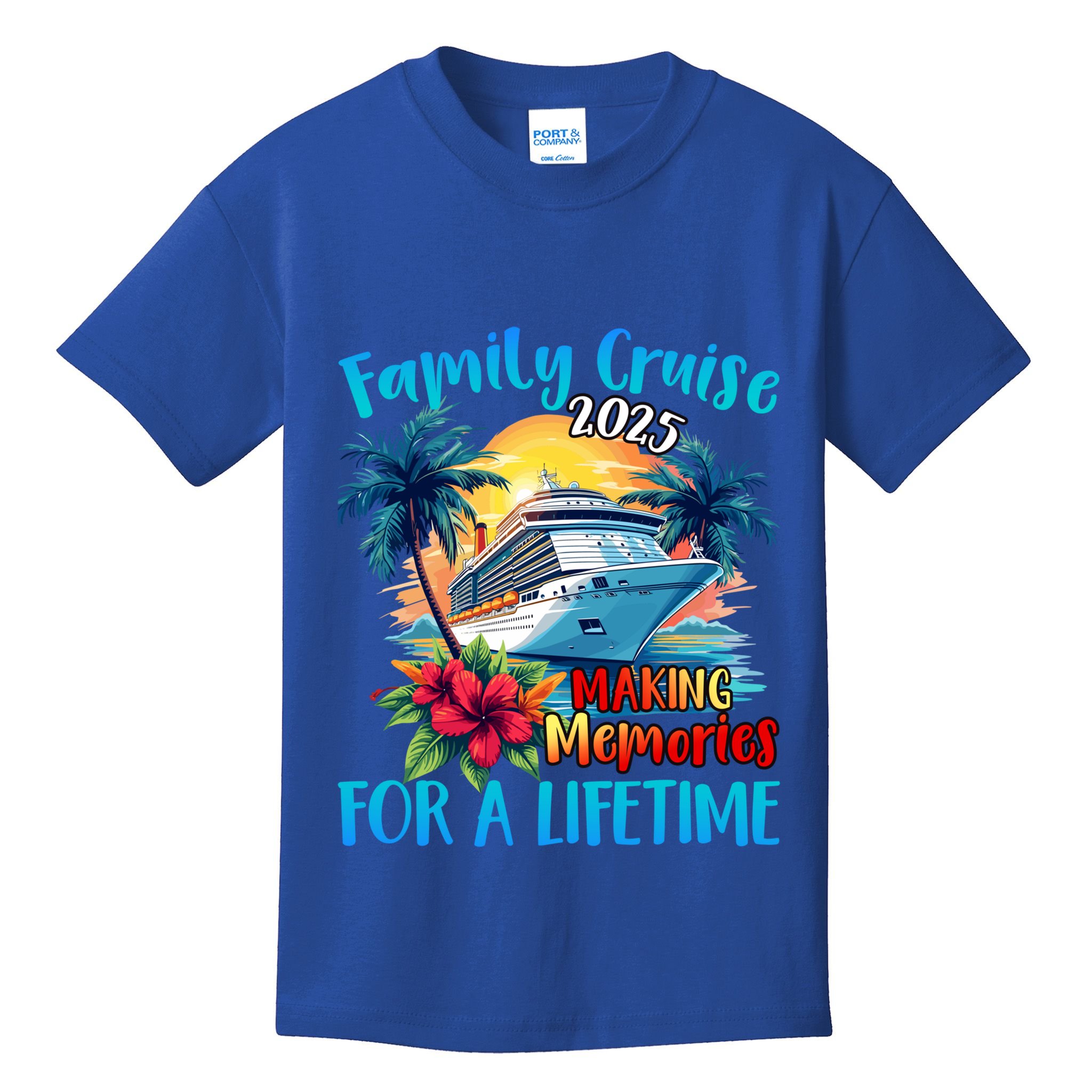 Family Cruise 2025 Vacation Trip Family Matching Cruise Ship Gift Kids T-Shirt
