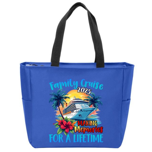 Family Cruise 2025 Vacation Trip Family Matching Cruise Ship Gift Zip Tote Bag