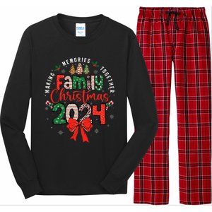 Family Christmas 2024 Matching Xmas Making Memories Together Long Sleeve Pajama Set