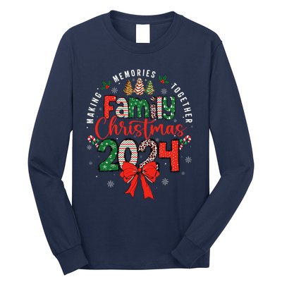 Family Christmas 2024 Matching Xmas Making Memories Together Long Sleeve Shirt