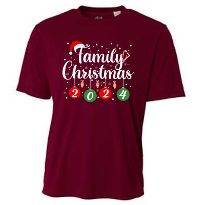 Family Christmas 2024 Xmas Holiday Pajamas Family Vacation Cooling Performance Crew T-Shirt