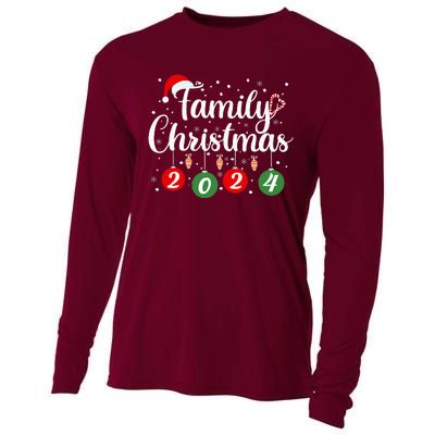 Family Christmas 2024 Xmas Holiday Pajamas Family Vacation Cooling Performance Long Sleeve Crew