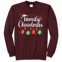 Family Christmas 2024 Xmas Holiday Pajamas Family Vacation Tall Sweatshirt