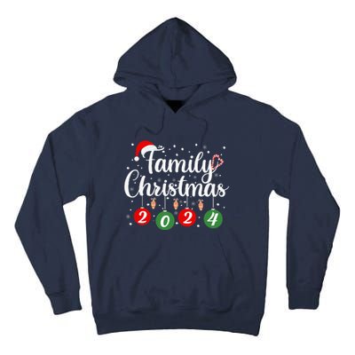 Family Christmas 2024 Xmas Holiday Pajamas Family Vacation Tall Hoodie