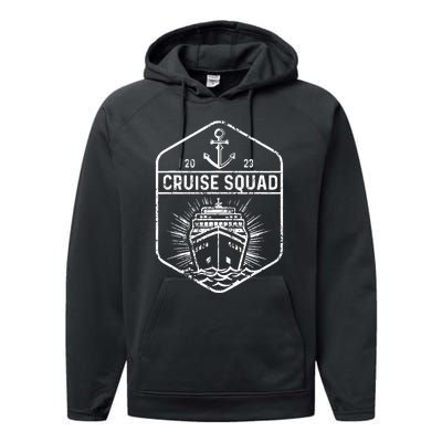 Family Cruise 2024 Matching Family Group Cruise Squad Set Performance Fleece Hoodie