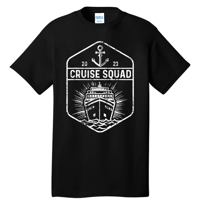 Family Cruise 2024 Matching Family Group Cruise Squad Set Tall T-Shirt