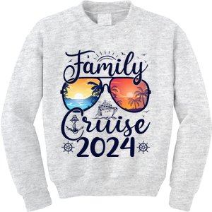 Family Cruise 2024 Summer Vacation Matching Family Cruise Kids Sweatshirt