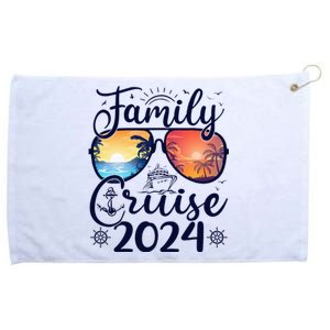 Family Cruise 2024 Summer Vacation Matching Family Cruise Grommeted Golf Towel