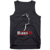 Funny Cat 2024 President Kamala Harris Cat Ladies For Kamala Gift Tank Top