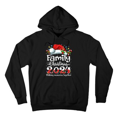 Family Christmas 2024 Matching Squad Santa Elf Funny Xmas Hoodie