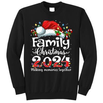 Family Christmas 2024 Matching Squad Santa Elf Funny Xmas Sweatshirt