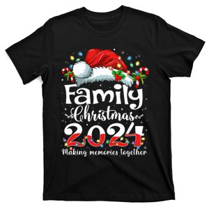 Family Christmas 2024 Matching Squad Santa Elf Funny Xmas T-Shirt