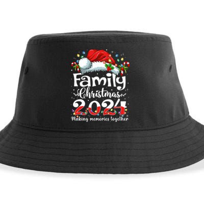 Family Christmas 2024 Matching Squad Santa Elf Funny Xmas Sustainable Bucket Hat