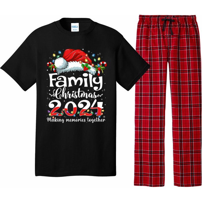 Family Christmas 2024 Matching Squad Santa Elf Funny Xmas Pajama Set