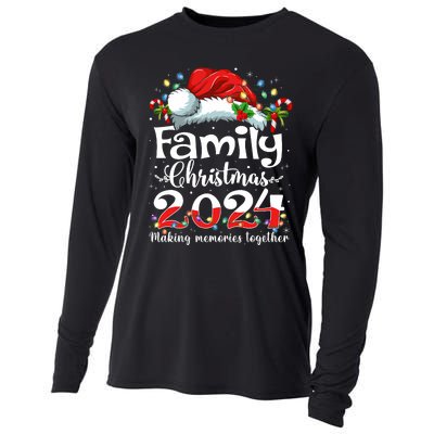 Family Christmas 2024 Matching Squad Santa Elf Funny Xmas Cooling Performance Long Sleeve Crew