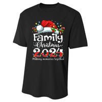 Family Christmas 2024 Matching Squad Santa Elf Funny Xmas Performance Sprint T-Shirt