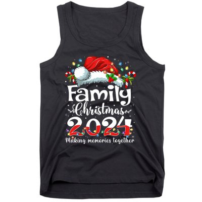 Family Christmas 2024 Matching Squad Santa Elf Funny Xmas Tank Top