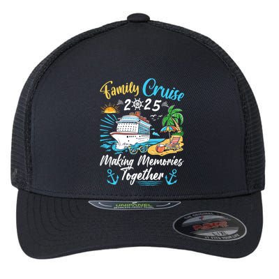 Family Cruise 2025 Family Matching Cruise Vacation Party Flexfit Unipanel Trucker Cap