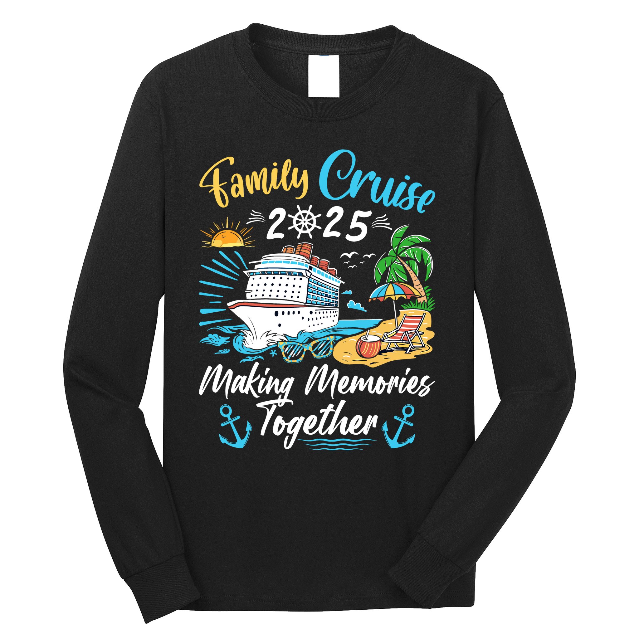 Family Cruise 2025 Family Matching Cruise Vacation Party Long Sleeve Shirt