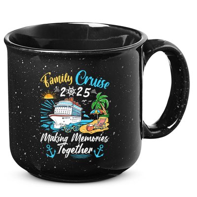 Family Cruise 2025 Family Matching Cruise Vacation Party 15oz Campfire Ceramic Mug