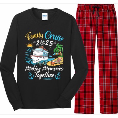 Family Cruise 2025 Family Matching Cruise Vacation Party Long Sleeve Pajama Set