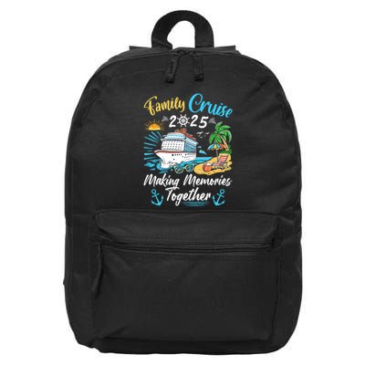 Family Cruise 2025 Family Matching Cruise Vacation Party 16 in Basic Backpack