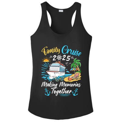 Family Cruise 2025 Family Matching Cruise Vacation Party Ladies PosiCharge Competitor Racerback Tank