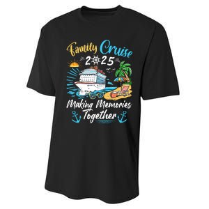 Family Cruise 2025 Family Matching Cruise Vacation Party Performance Sprint T-Shirt