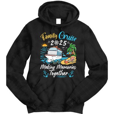 Family Cruise 2025 Family Matching Cruise Vacation Party Tie Dye Hoodie