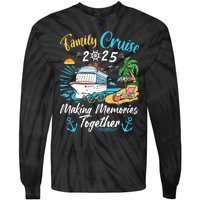 Family Cruise 2025 Family Matching Cruise Vacation Party Tie-Dye Long Sleeve Shirt