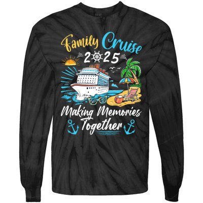 Family Cruise 2025 Family Matching Cruise Vacation Party Tie-Dye Long Sleeve Shirt