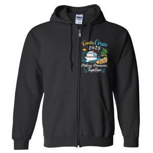 Family Cruise 2025 Family Matching Cruise Vacation Party Full Zip Hoodie