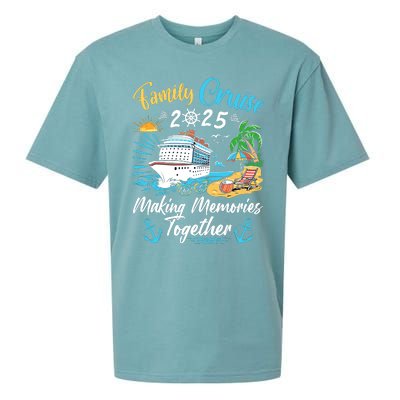 Family Cruise 2025 Family Matching Cruise Vacation Party Sueded Cloud Jersey T-Shirt