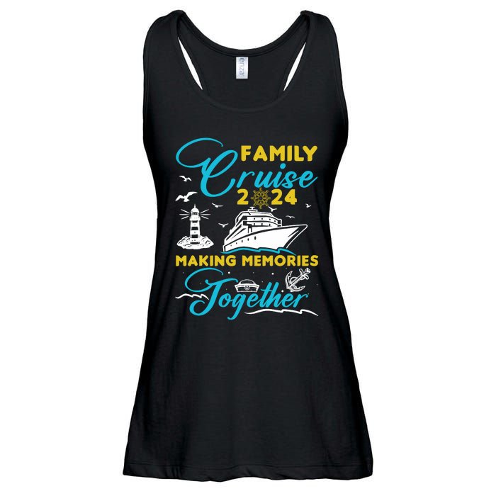 Family Cruise 2024 Making Memories Together Summer Trip Ship Ladies Essential Flowy Tank