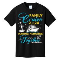 Family Cruise 2024 Making Memories Together Summer Trip Ship Kids T-Shirt