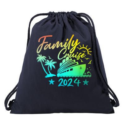 Family Cruise 2024 Family Vacation 2024 Family Matching Drawstring Bag