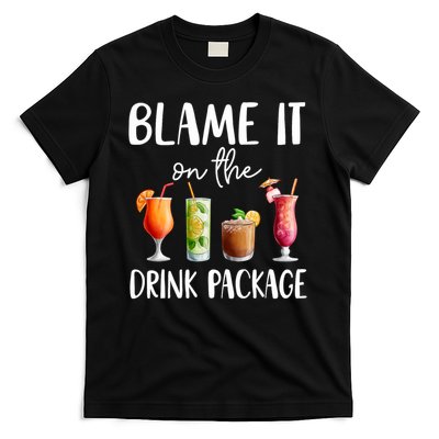 Funny Cruise 2025 Blame It On The Drink Package T-Shirt