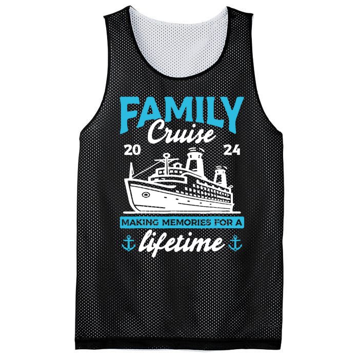 Family Cruise 2024 Making Memories Family Vacation 2024 Mesh Reversible Basketball Jersey Tank