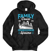 Family Cruise 2024 Making Memories Family Vacation 2024 Tie Dye Hoodie