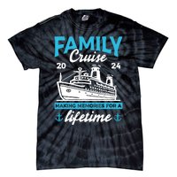 Family Cruise 2024 Making Memories Family Vacation 2024 Tie-Dye T-Shirt