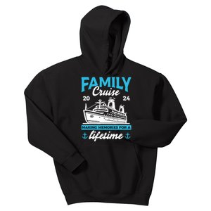 Family Cruise 2024 Making Memories Family Vacation 2024 Kids Hoodie