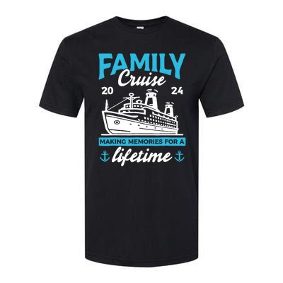 Family Cruise 2024 Making Memories Family Vacation 2024 Softstyle CVC T-Shirt