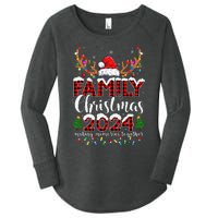 Family Christmas 2024 Matching Outfit Xmas Squad Santa Gift Women's Perfect Tri Tunic Long Sleeve Shirt