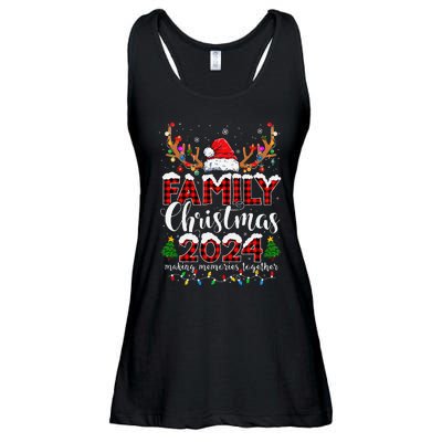 Family Christmas 2024 Matching Outfit Xmas Squad Santa Gift Ladies Essential Flowy Tank