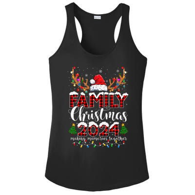 Family Christmas 2024 Matching Outfit Xmas Squad Santa Gift Ladies PosiCharge Competitor Racerback Tank