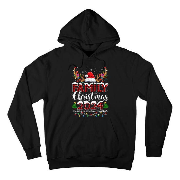 Family Christmas 2024 Matching Outfit Xmas Squad Santa Gift Tall Hoodie