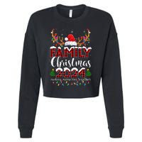 Family Christmas 2024 Matching Outfit Xmas Squad Santa Gift Cropped Pullover Crew