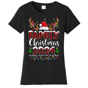 Family Christmas 2024 Matching Outfit Xmas Squad Santa Gift Women's T-Shirt